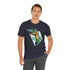 Stained Glass Velociraptor - Short Sleeve Tee